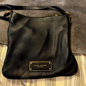 Marc Jacobs New York leather crossbody bag.
